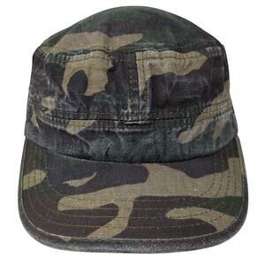 Voboom Slideback Cadet Army Cap Multicolor One Size Adjustable Camouflage Blank
